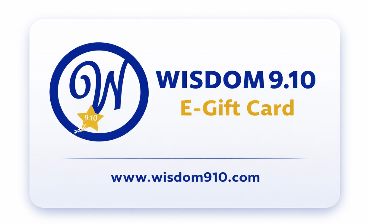 WISDOM 9.10 Gift Card
