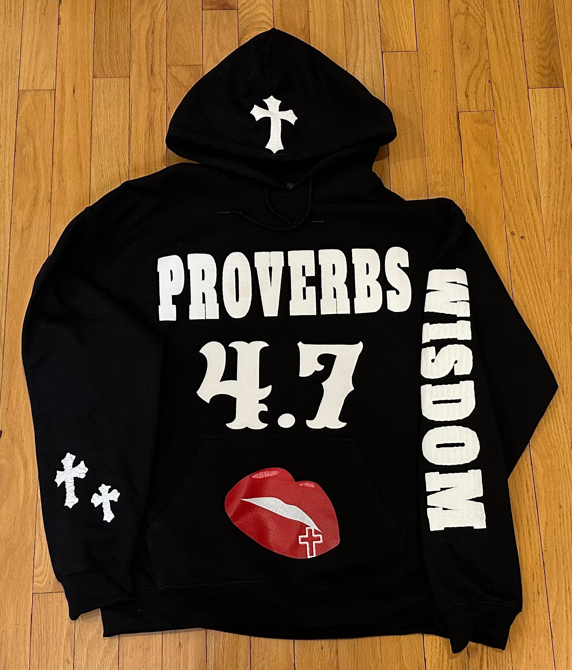 Proverbs 4.7 Hoodie (Black)
