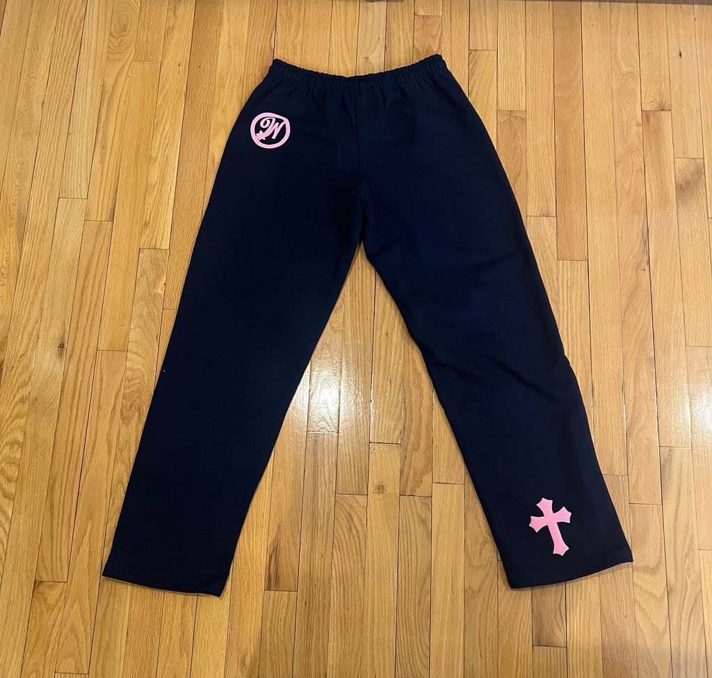 WISDOM Joggers (Navy Blue and Pink)