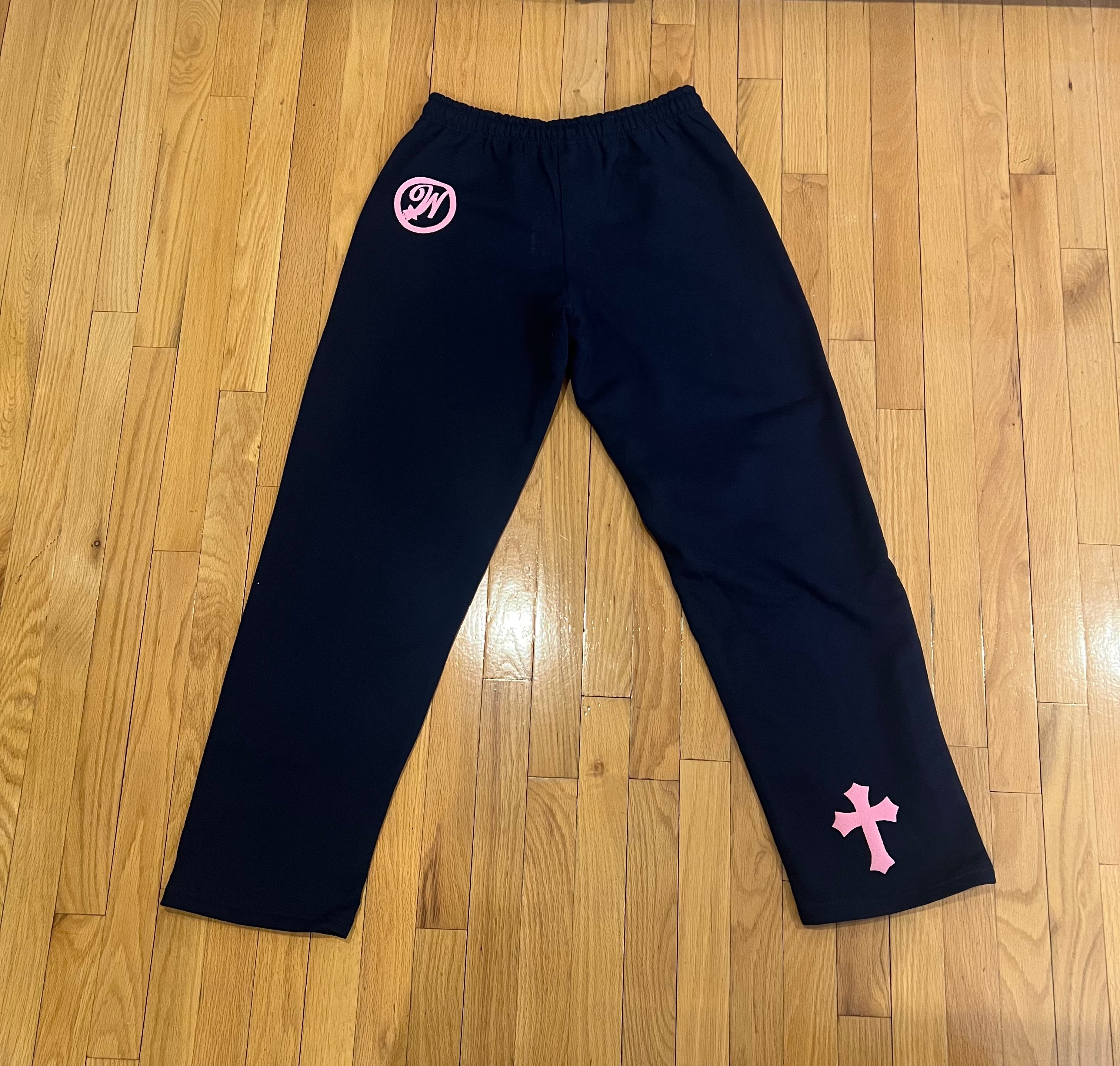 WISDOM Joggers (Navy Blue and Pink)