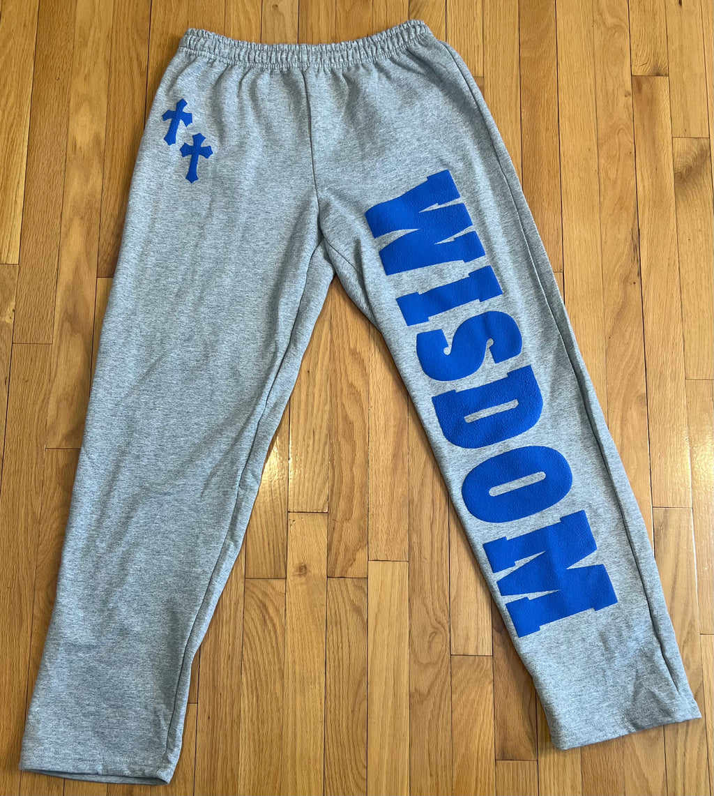WISDOM Joggers (Gray and Blue)