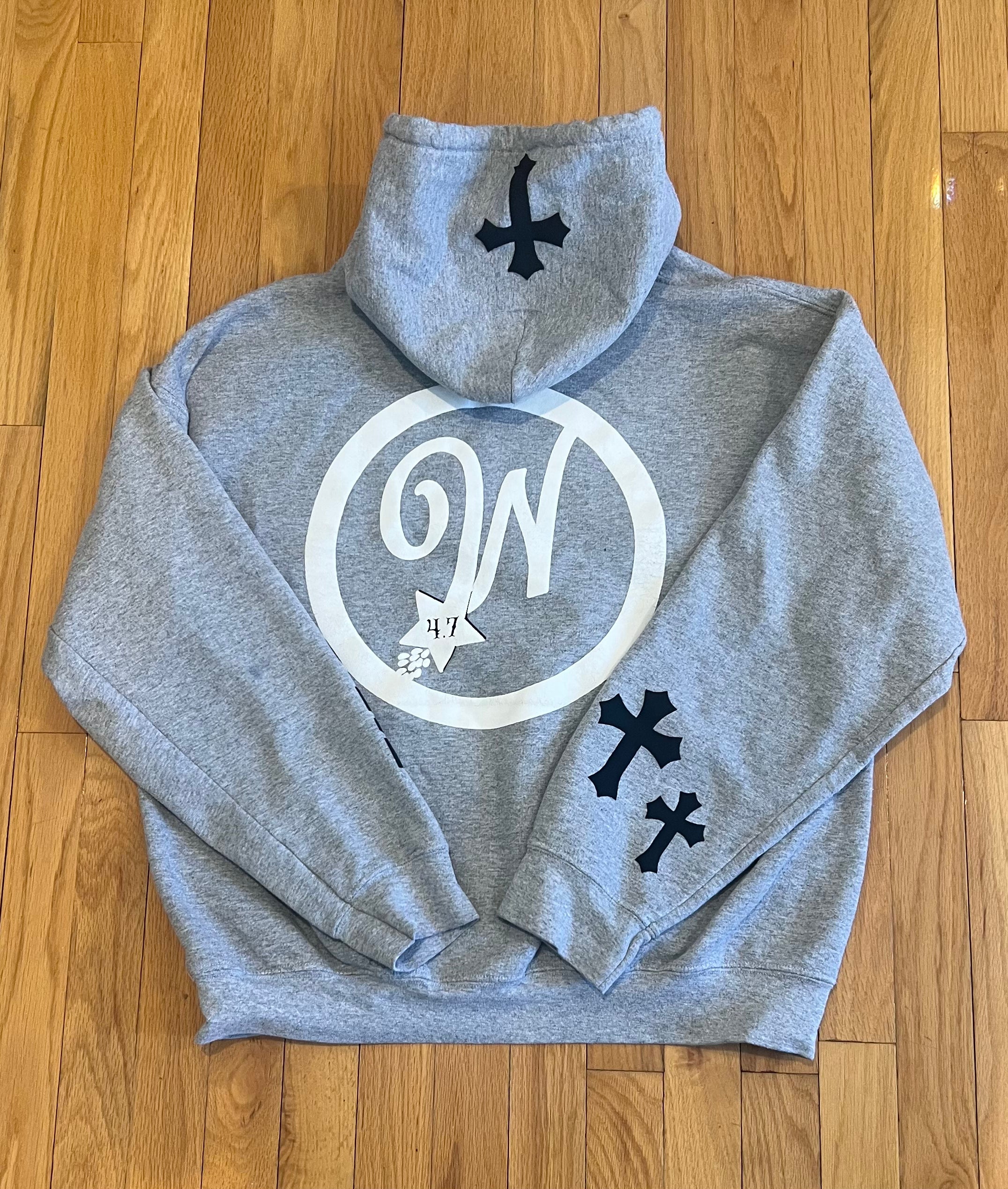 PROVERBS 4.7 Hoodie (Grey and Black)