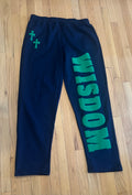 WISDOM Joggers (Navy Blue and Green)